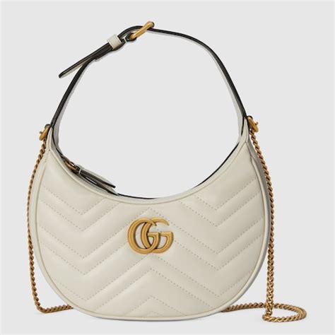 white Gucci shoulder bag